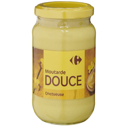 Moutarde douce Carrefour 355g