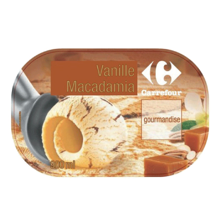 creme glace vanille carrefour
