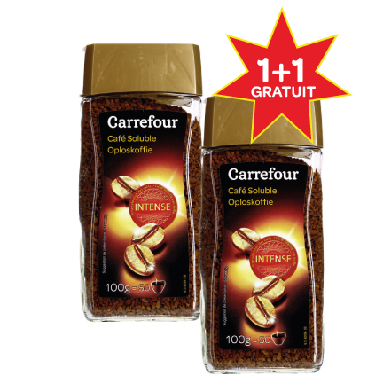 Café soluble  100g Carrefour