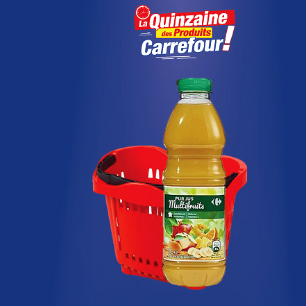 Jus multifruits Carrefour 1l