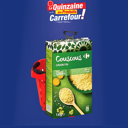 Couscous grain fin Carrefour 1 kg