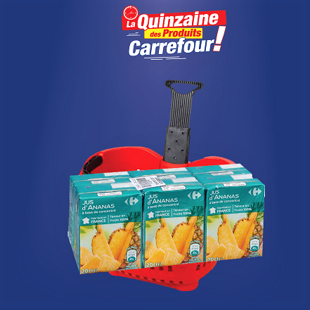 Jus ananas Carrefour 20 cl