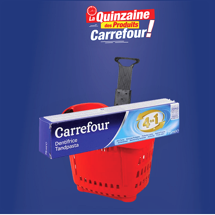 Dentifrice triple action Carrefour 75 ml