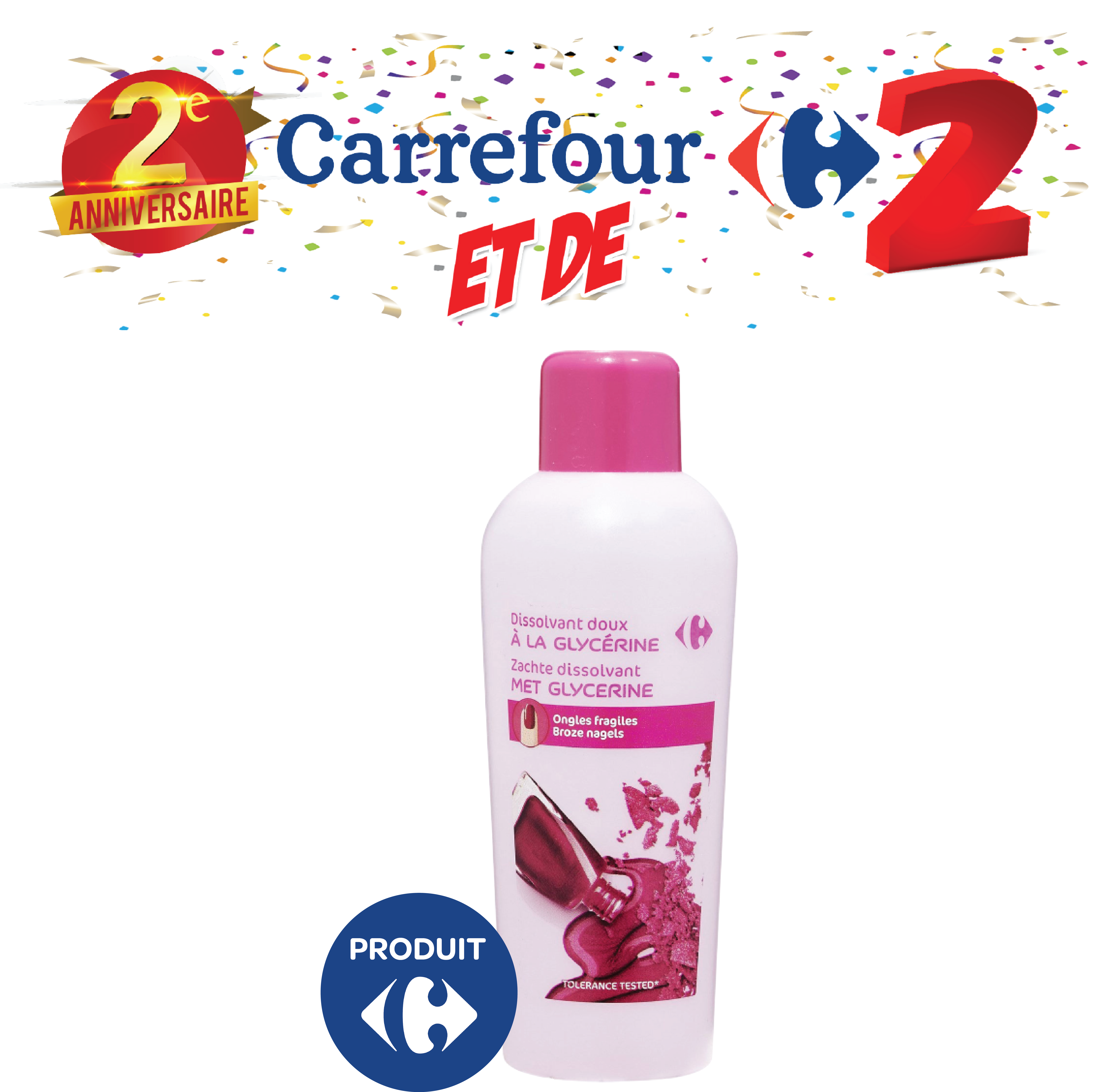 Dissolvant glycérine Carrefour 200ml