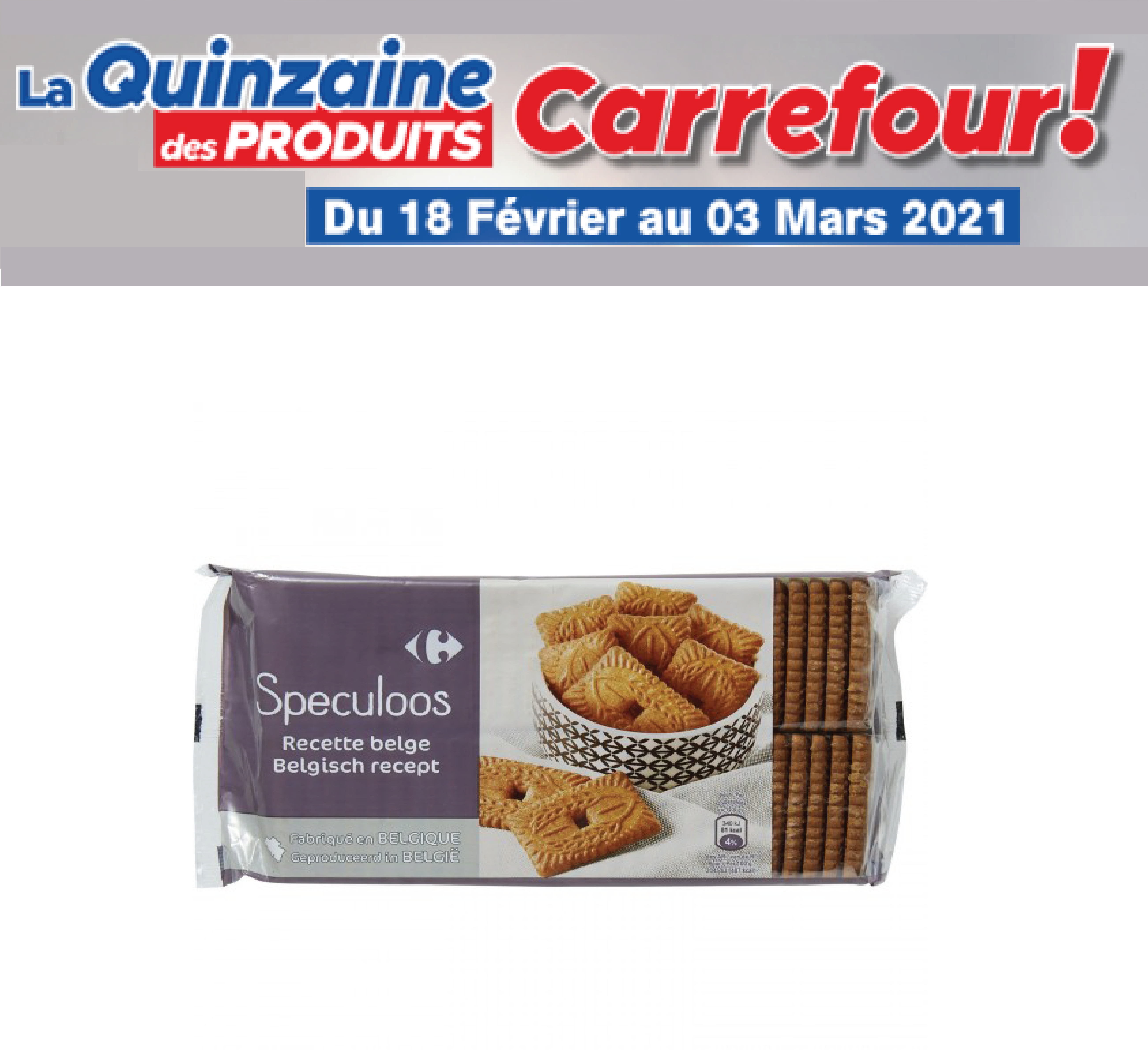 Spéculos Carrefour 10x16g