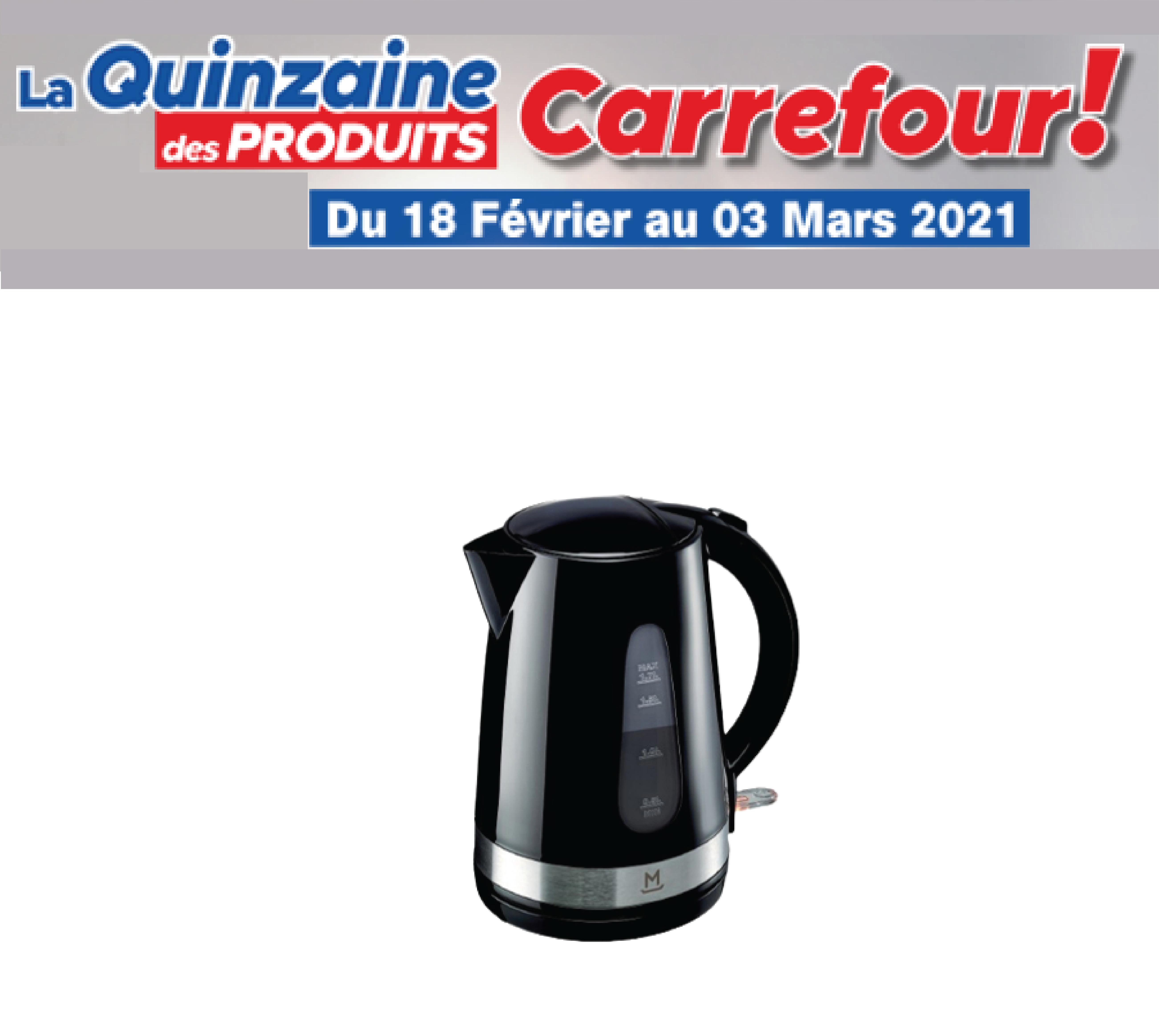 Bouilloire Carrefour Home