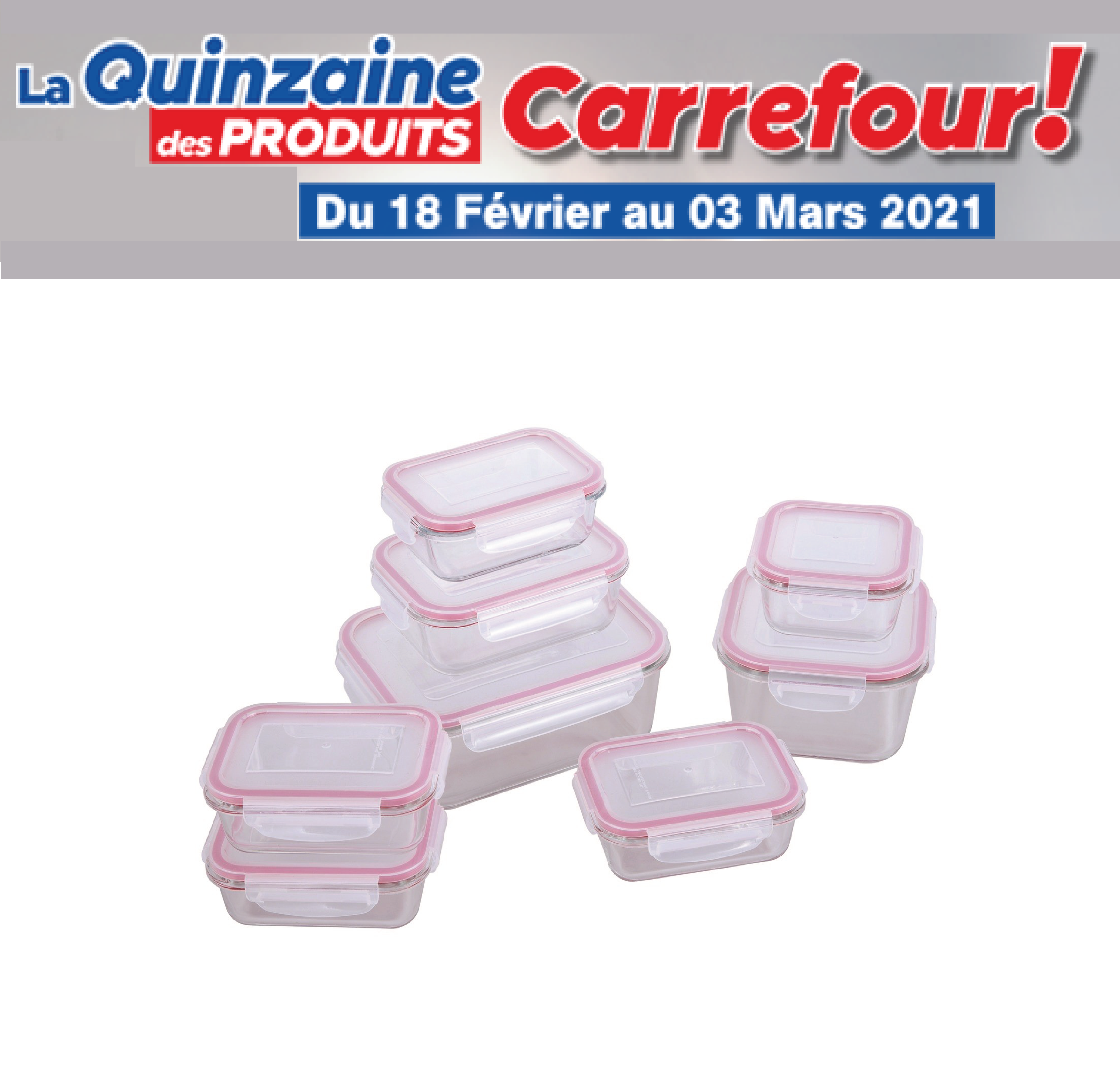 Boite à provision Carrefour