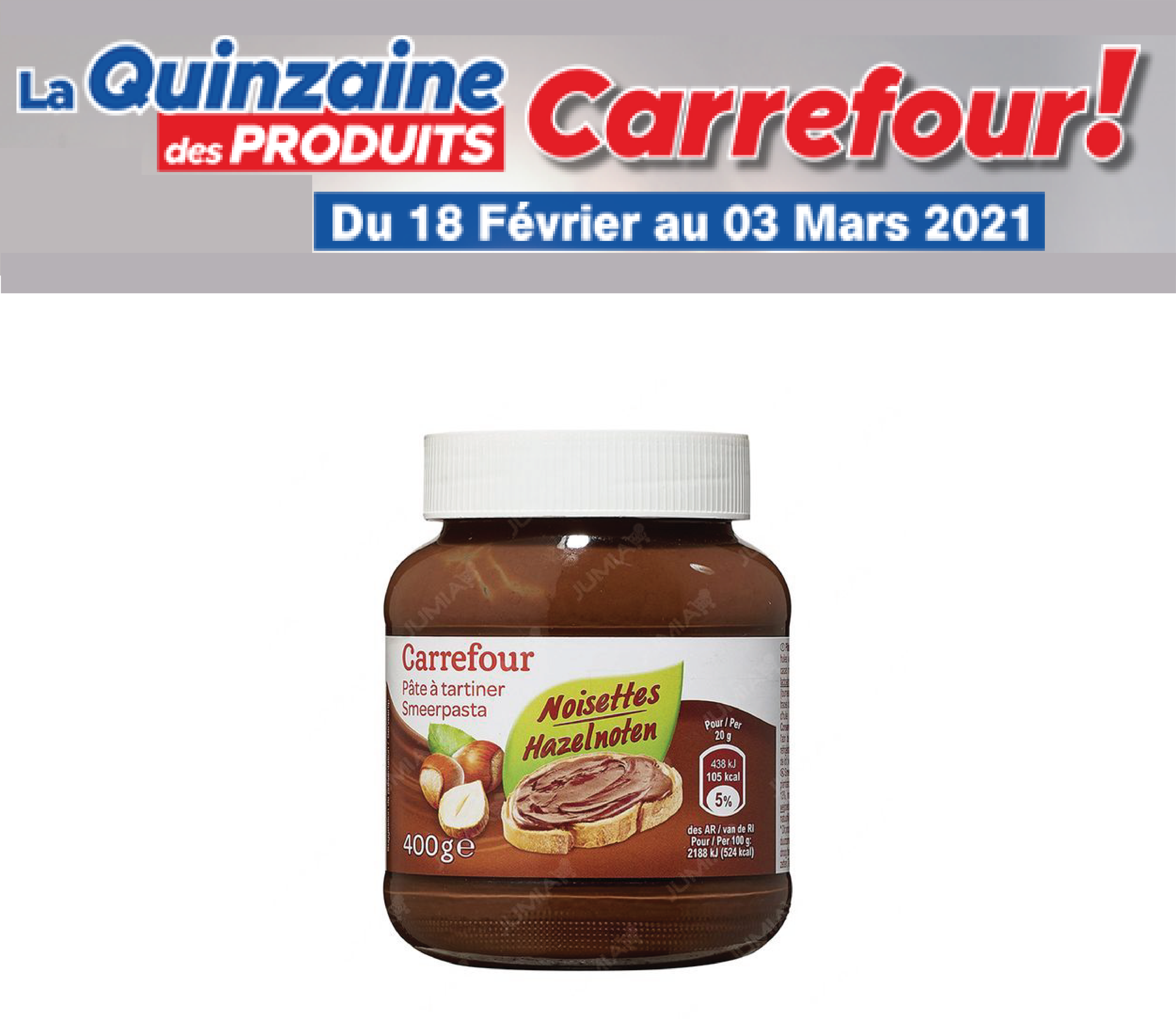 Pate à tartiner Carrefour 400g