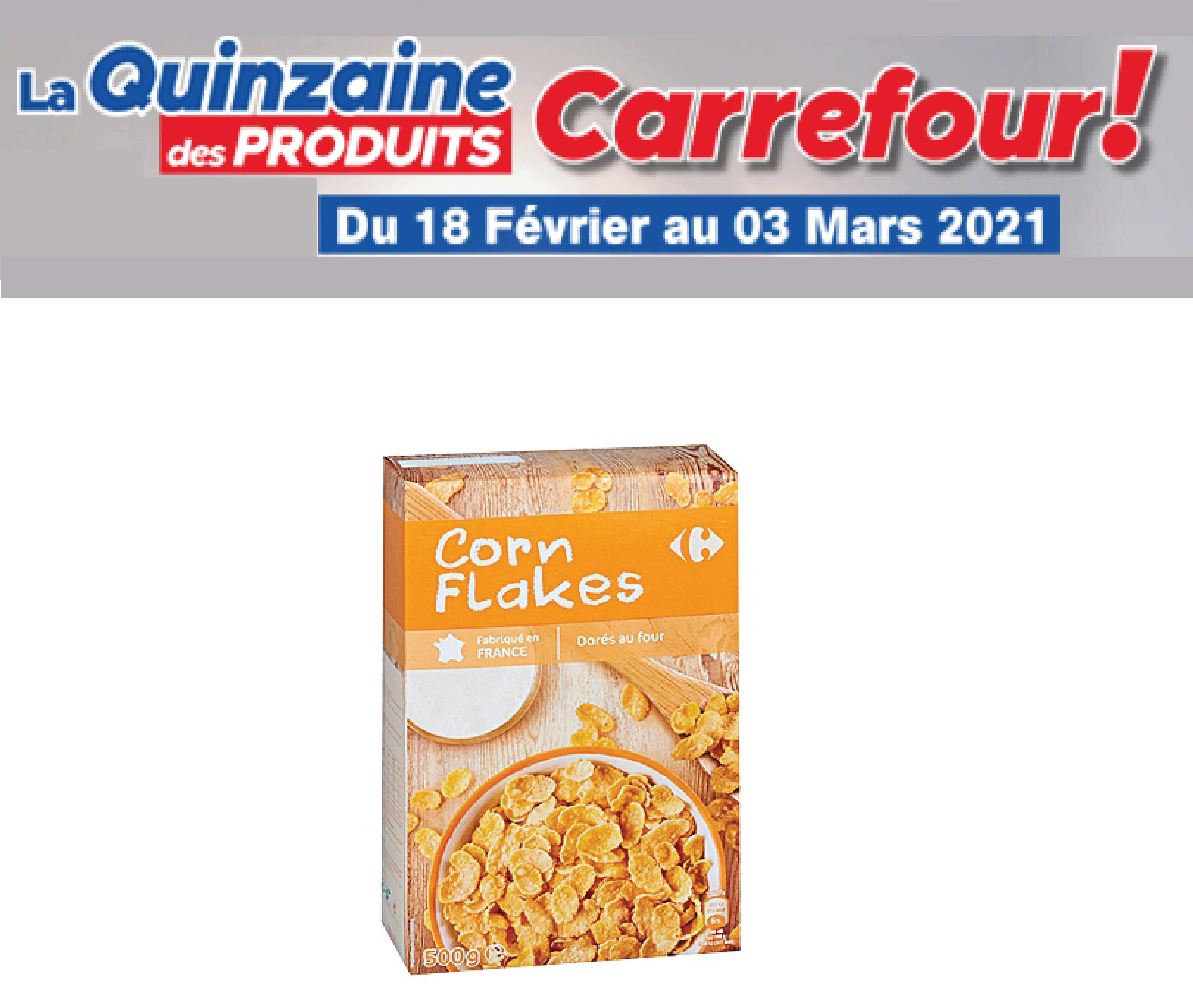 Corn Flakes Carrefour 500g