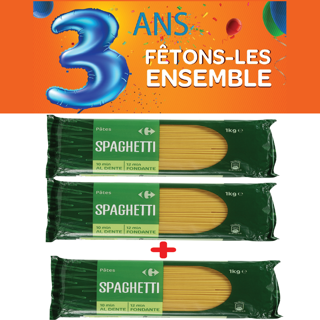 Spaghetti Carrefour 500g